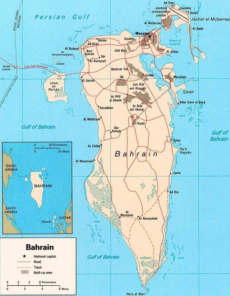 зураг Бахрейн авто замын зураг locator