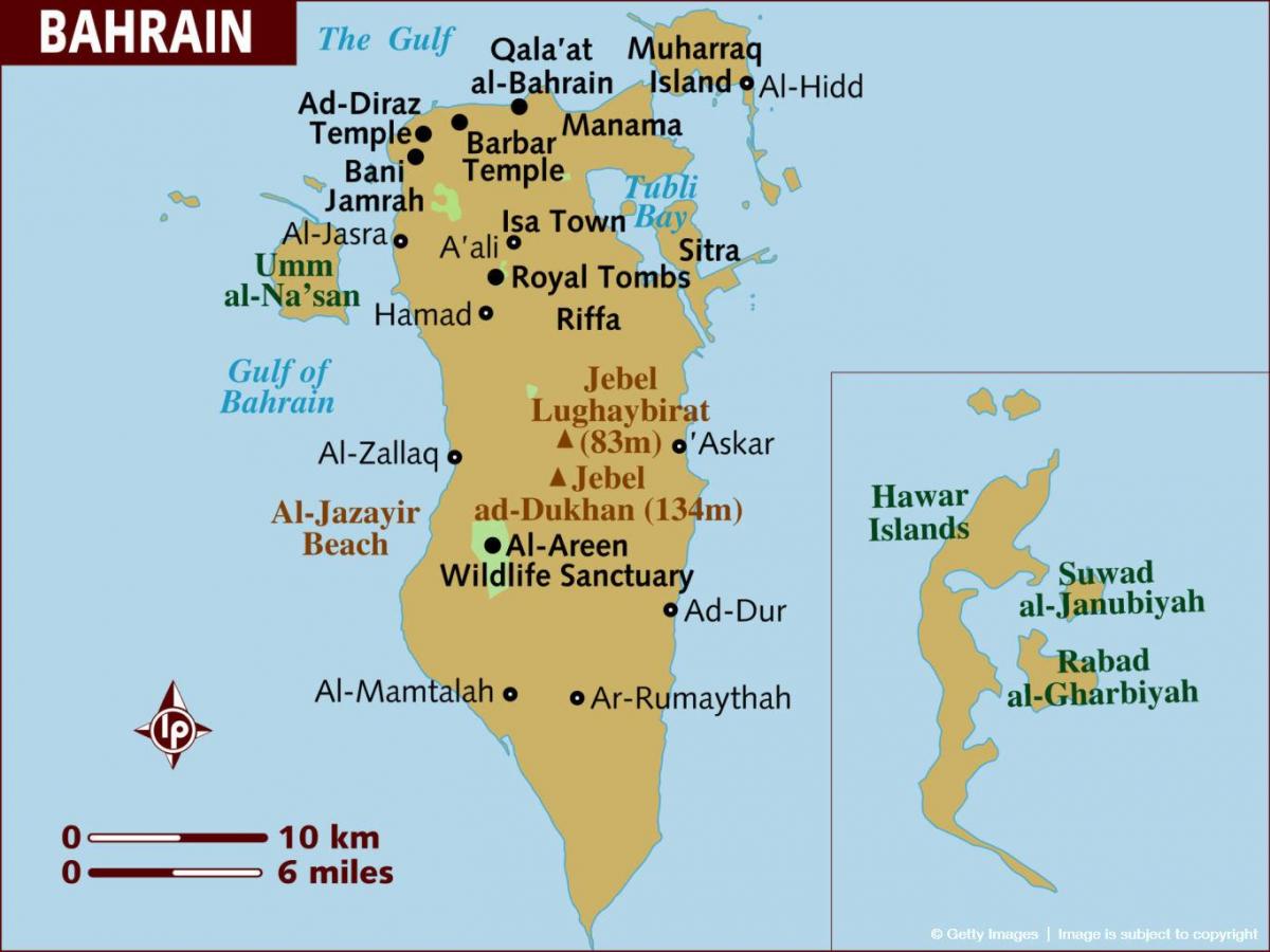 аль Бахрейн газрын зураг